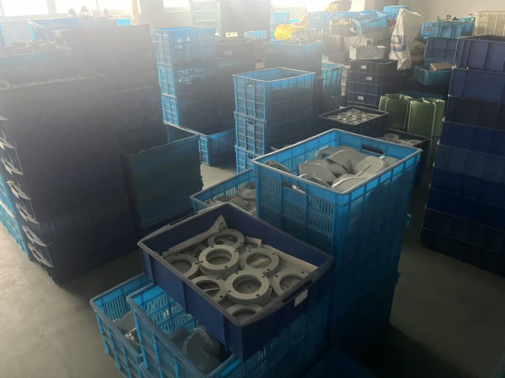 Support arm system and Leveling caster production site