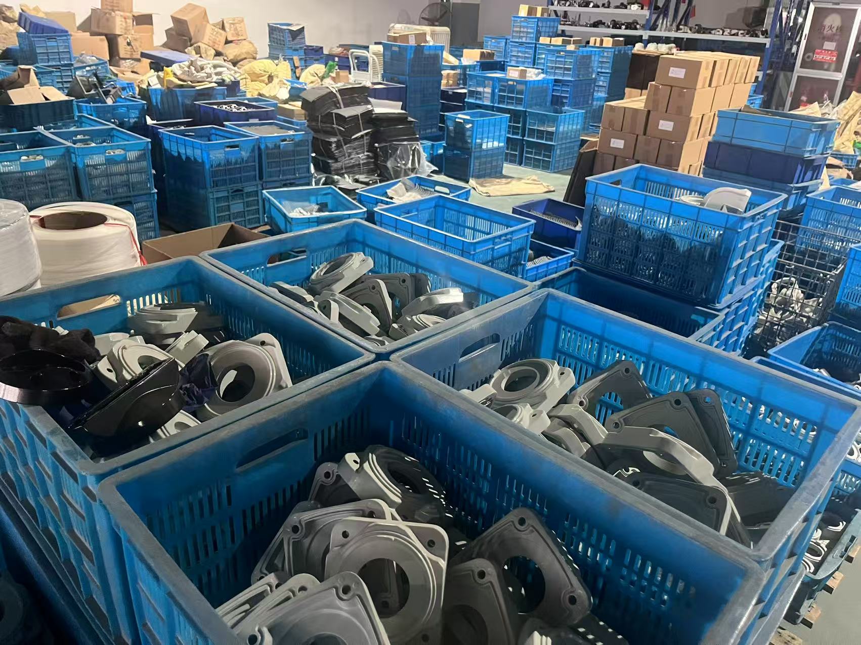 Support arm system and Leveling caster production site