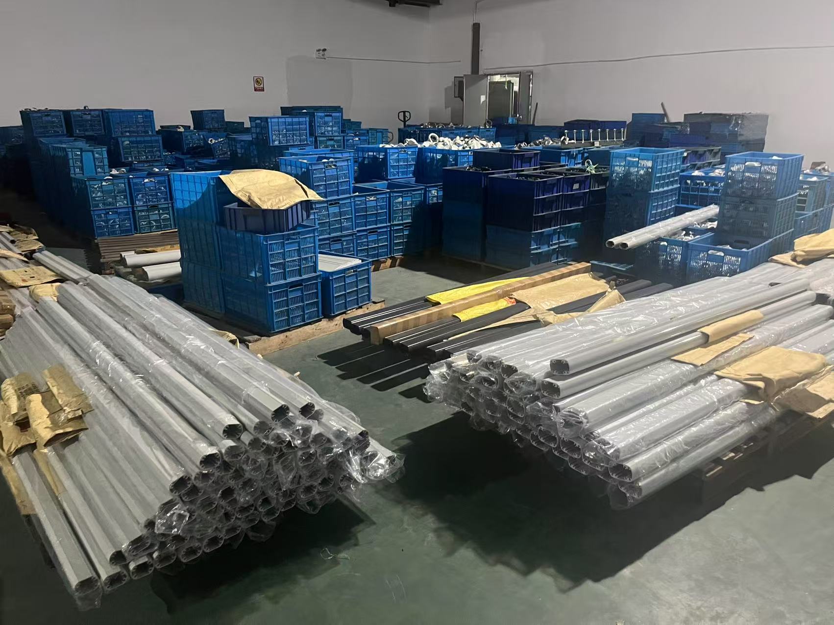 Support arm system and Leveling caster production site