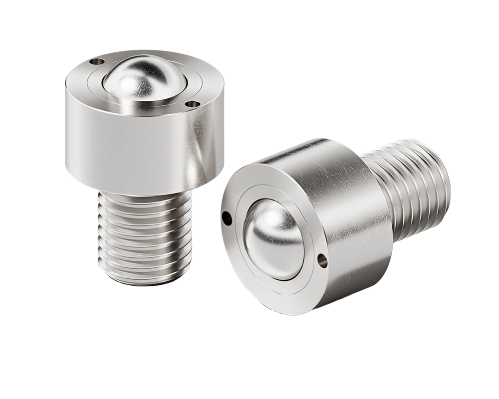 BCHM Ball Transfer Unit | Round Head Stud Mount | 304 Stainless Steel | JDF