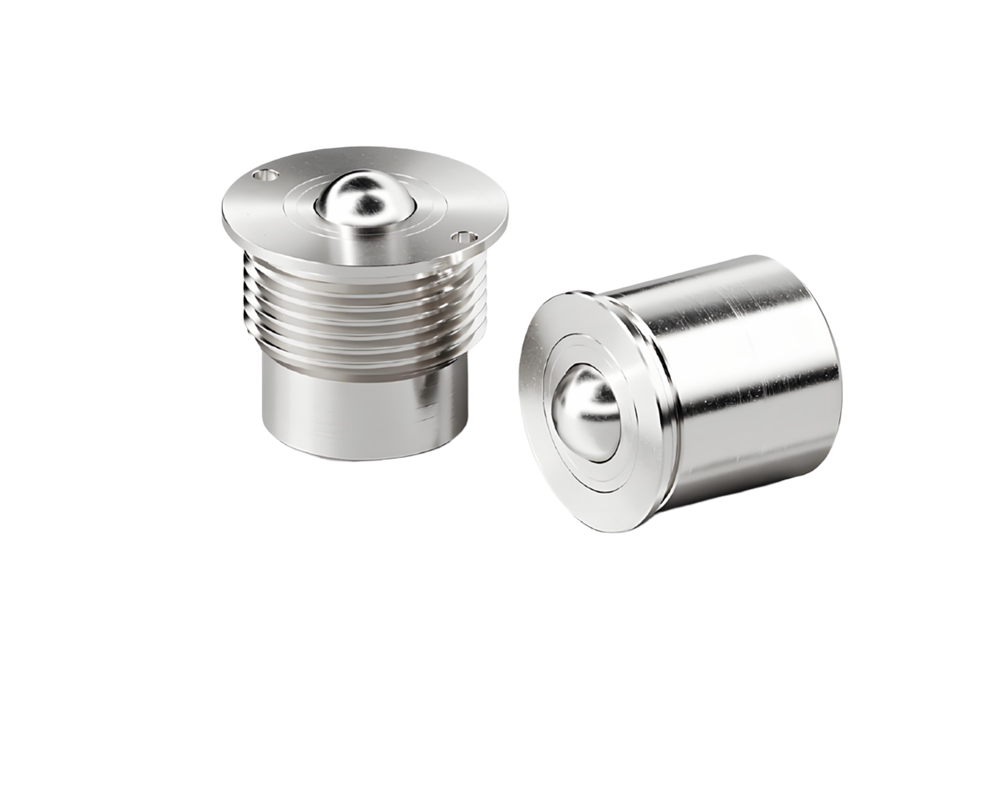BCHP Ball Transfer Unit | Spring-Loaded Plunger Press-Fit | 304 Stainless Steel | JDF