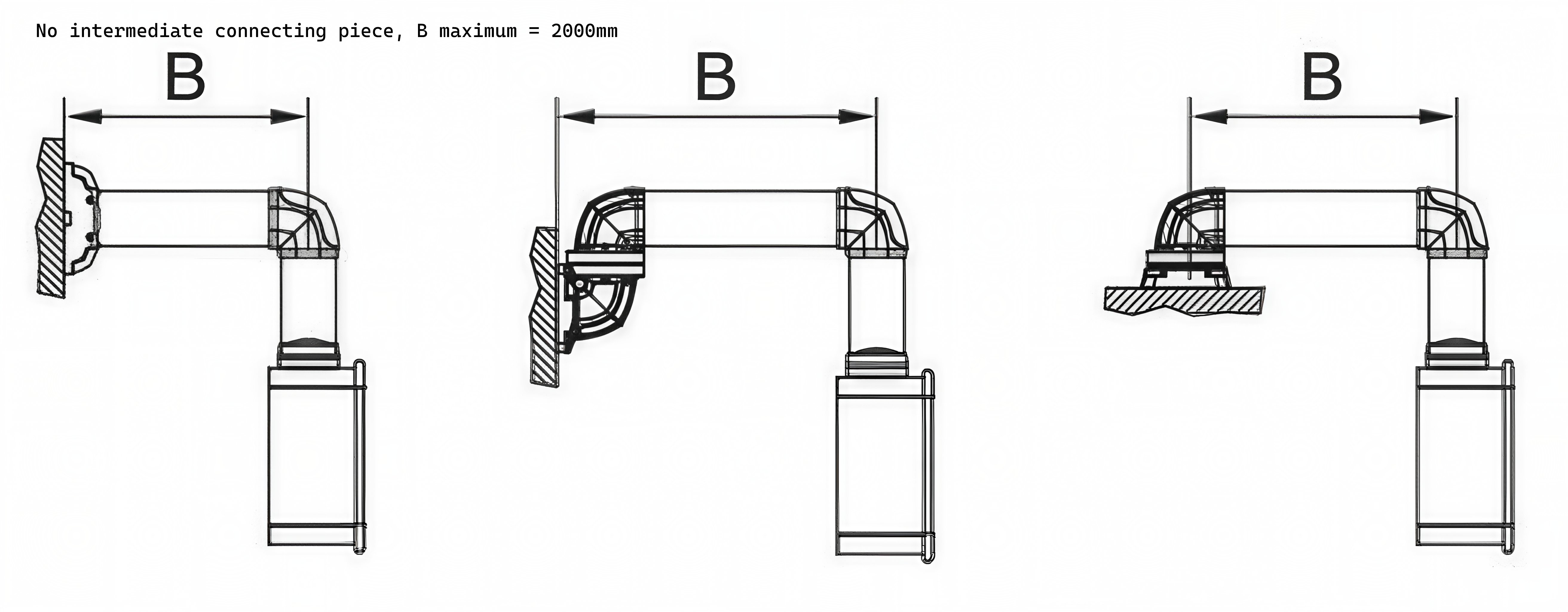 Compact Support Arm System 5065 | Light Load Control Panel Mount